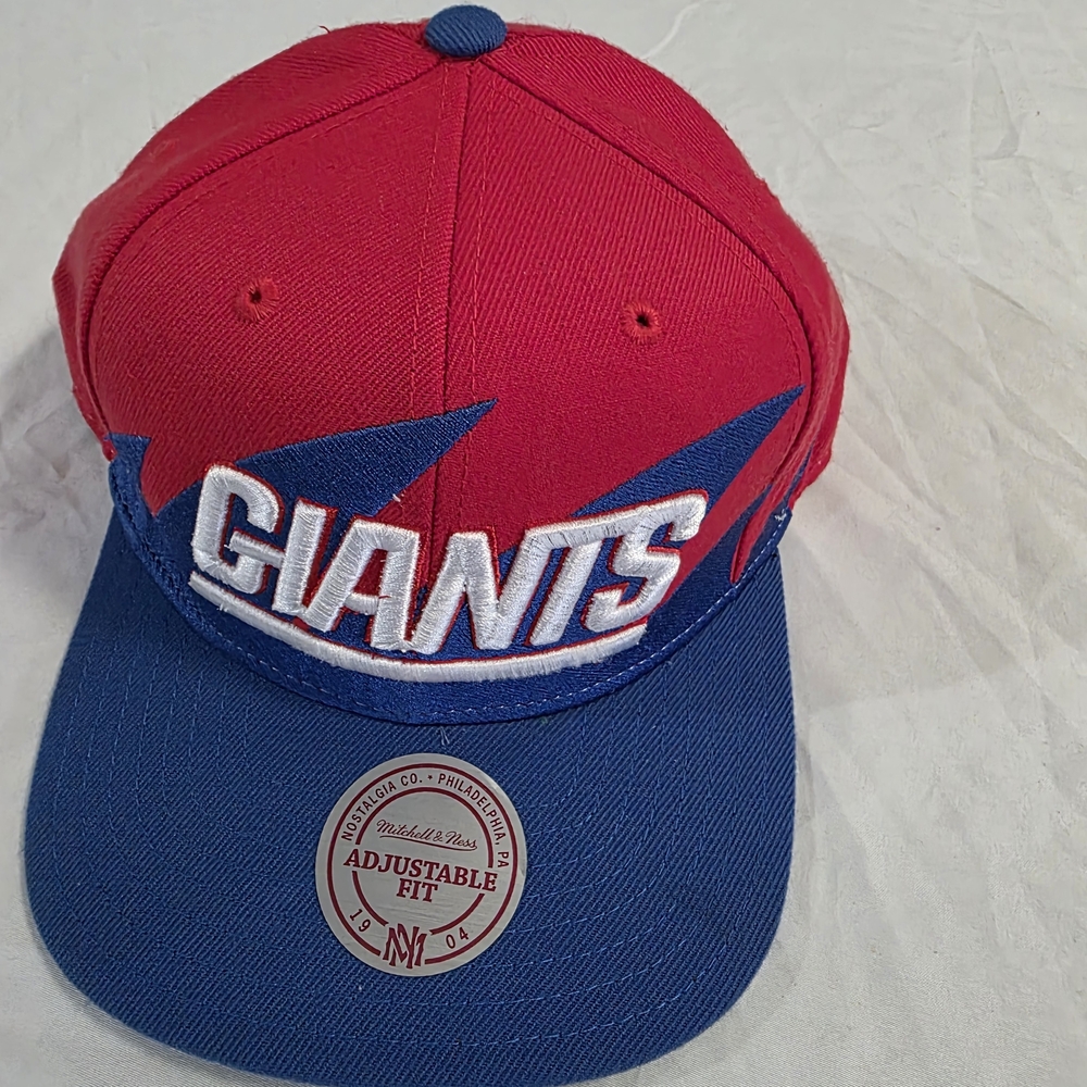 Mitchell & Ness Red and Blue Giants Cap